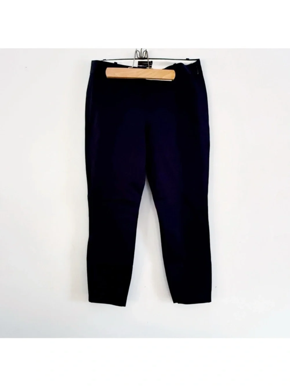NWT‎ J Crew Women Minnie Pants Slim Navy Sz 4 Classic Nautical Office Minimalist